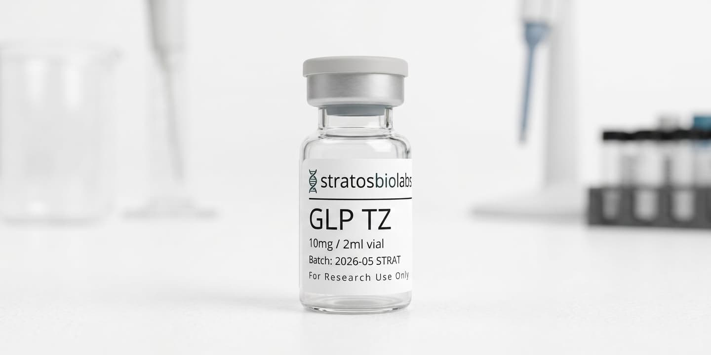 Sawtooth Sciences GLP TZ (Tirzepatide) 10mg research peptide vial